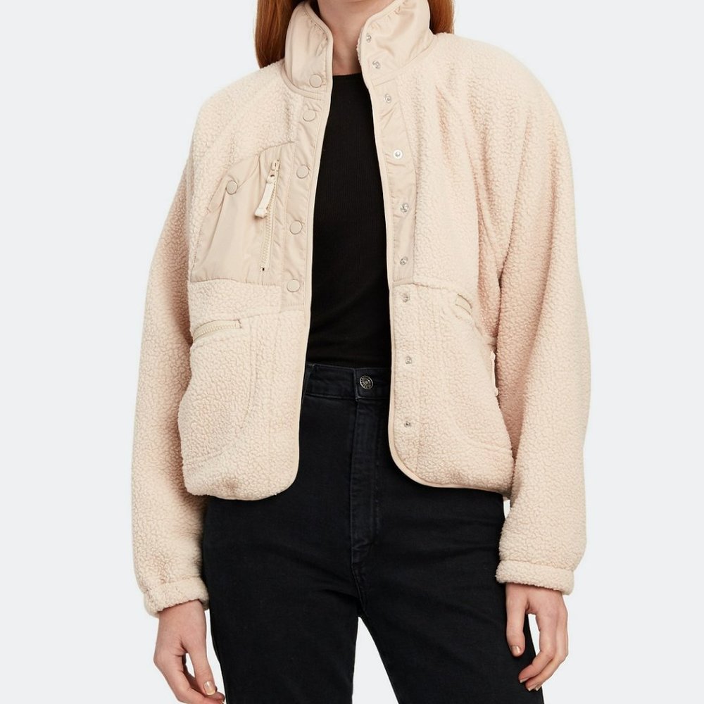 Free People Hit The Slopes Fleece Jacket